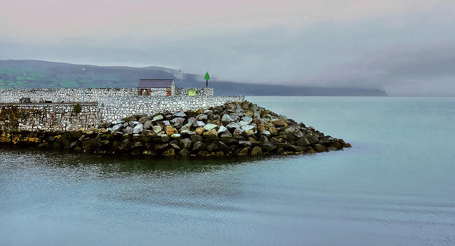 Glenarm Boat Harbour Wall - Northern Ireland Photograph by Lexa Harpell