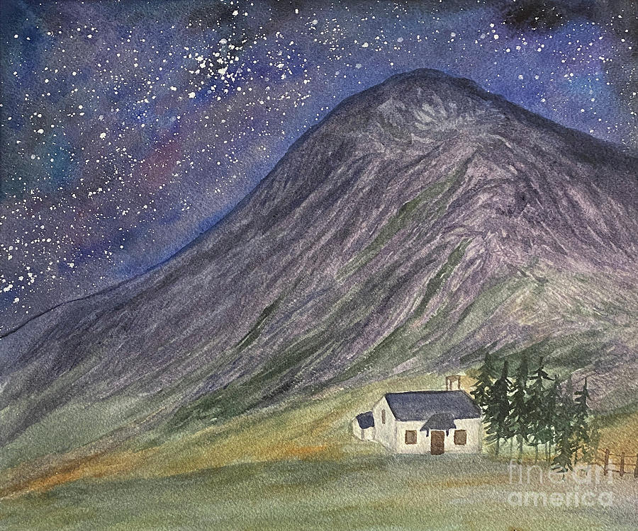 Glencoe at Night Painting by Lisa Neuman