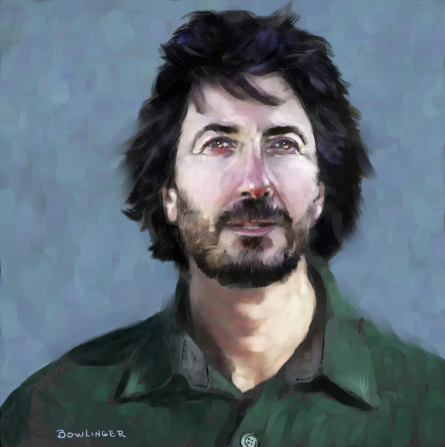 Portrait Digital Art - Glenn Villeneuve by Scott Bowlinger