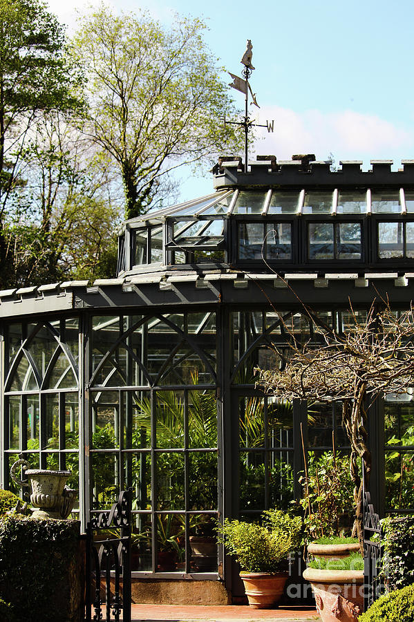 Glenveagh Garden Greenhouse Vertical Photograph by Eddie Barron - Fine ...