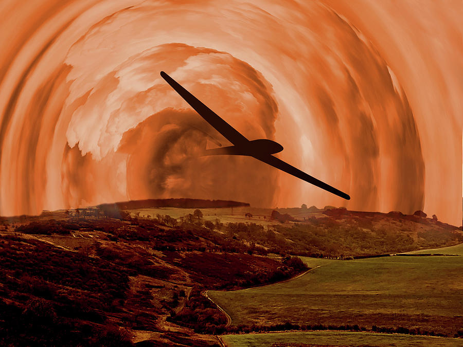 Glide Digital Art - Gliding from the Twilight Zone by Carlos Vieira
