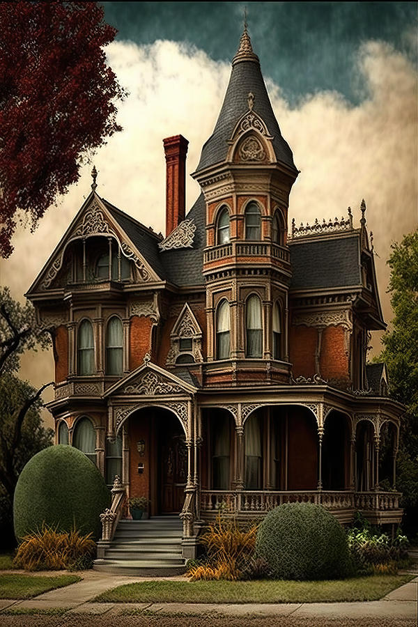 Glimpse into a Victorian Home Digital Art by Bouchemma Hassen - Fine Art America