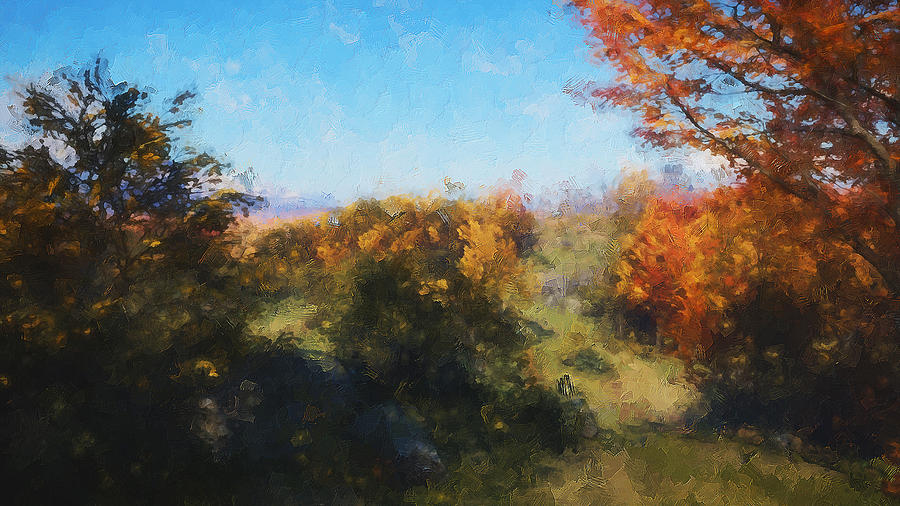 Glimpse of Autumn - 14 Painting by AM FineArtPrints