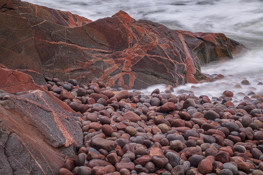 Glistening Rocks and Waves Photograph by Irwin Barrett