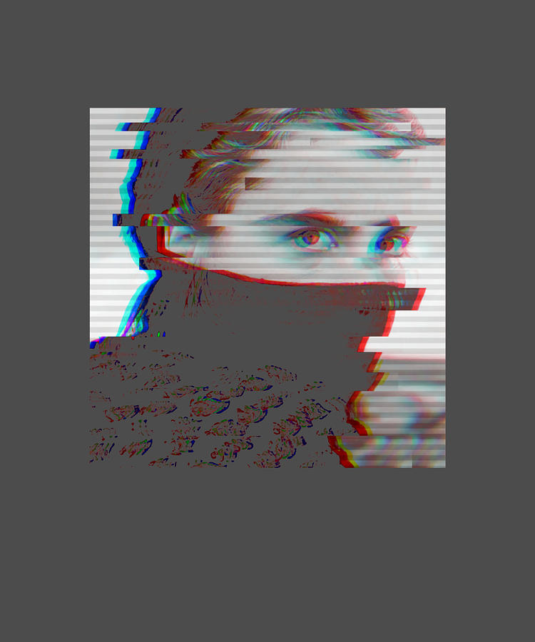 Glitch Effect In A Scene From The Film Portrait Painting by Chapman ...