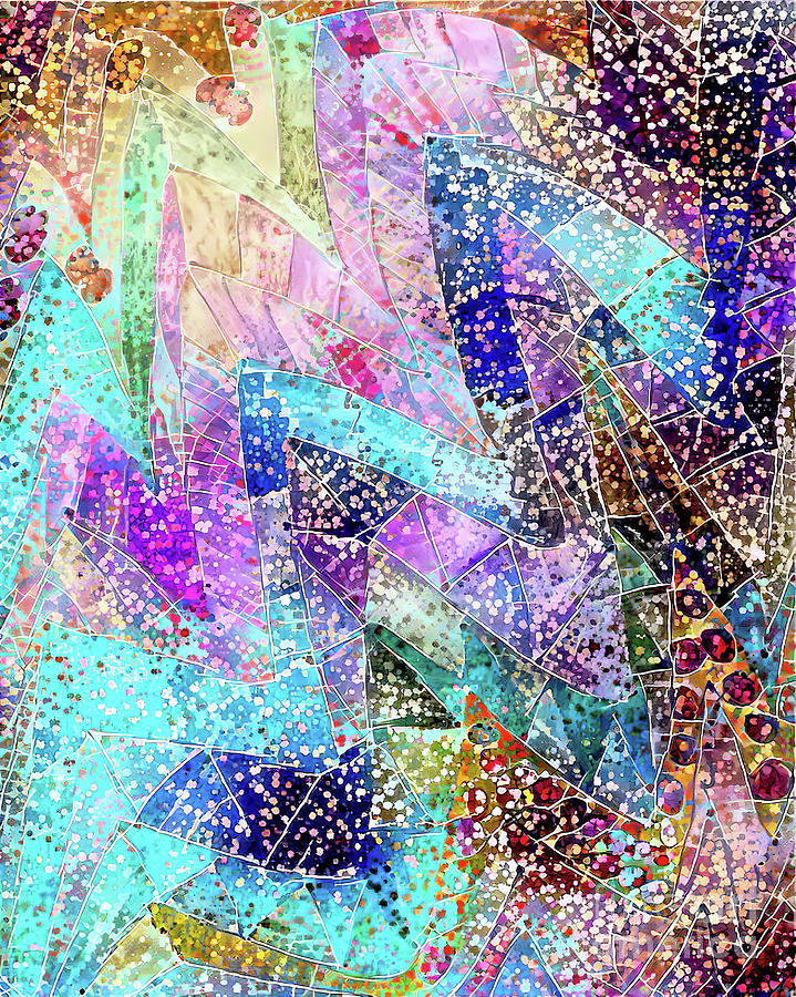 Glitter Mosaic Eleven Digital Art by Elisabeth Lucas - Fine Art America