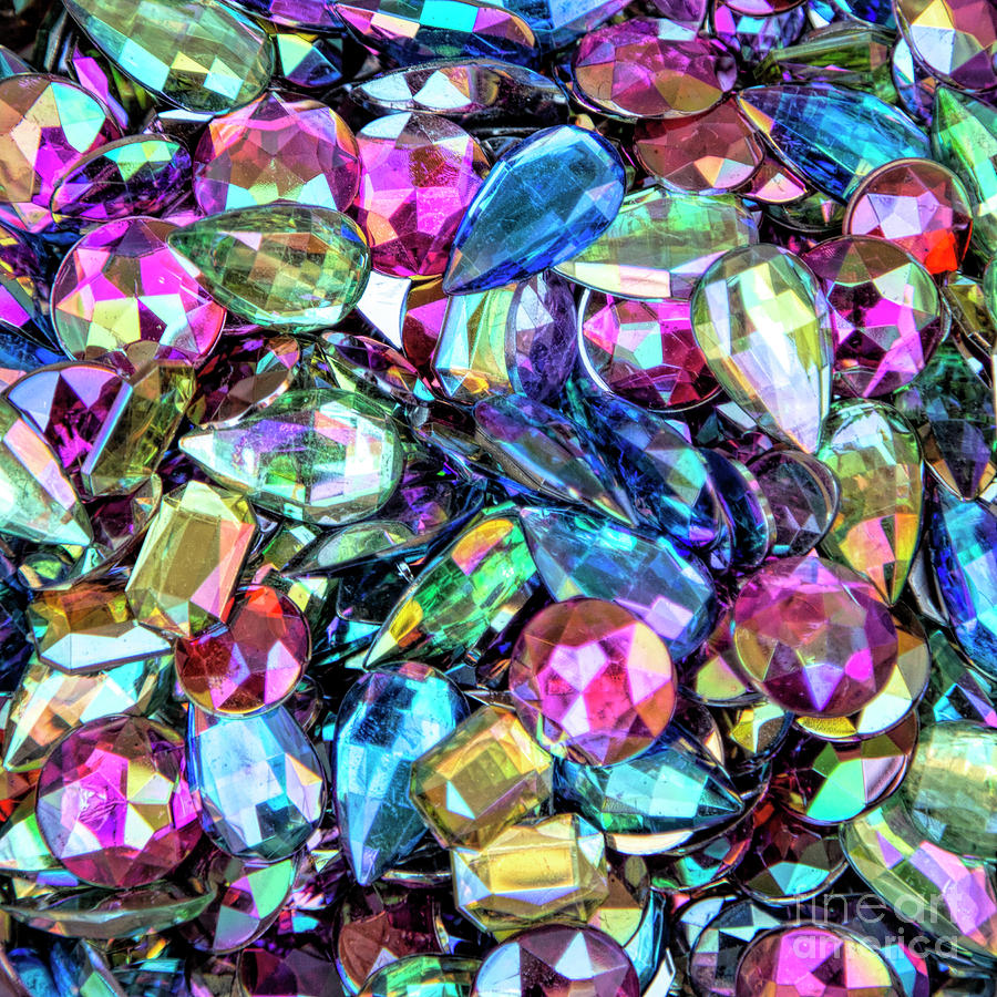 Gemstones Photograph - Glittering Gemstones by Elisabeth Lucas