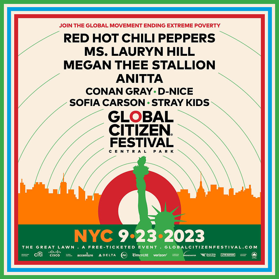 Global Citizen Festival Lineup 2023 Ys11 Digital Art by Yusuf Sudirman