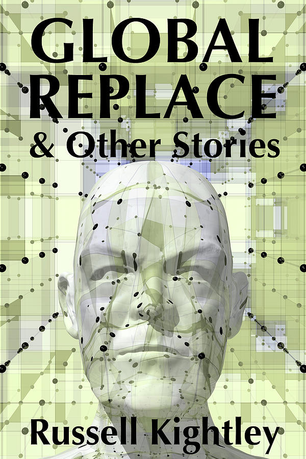 Global Replace Book Cover Digital Art by Russell Kightley