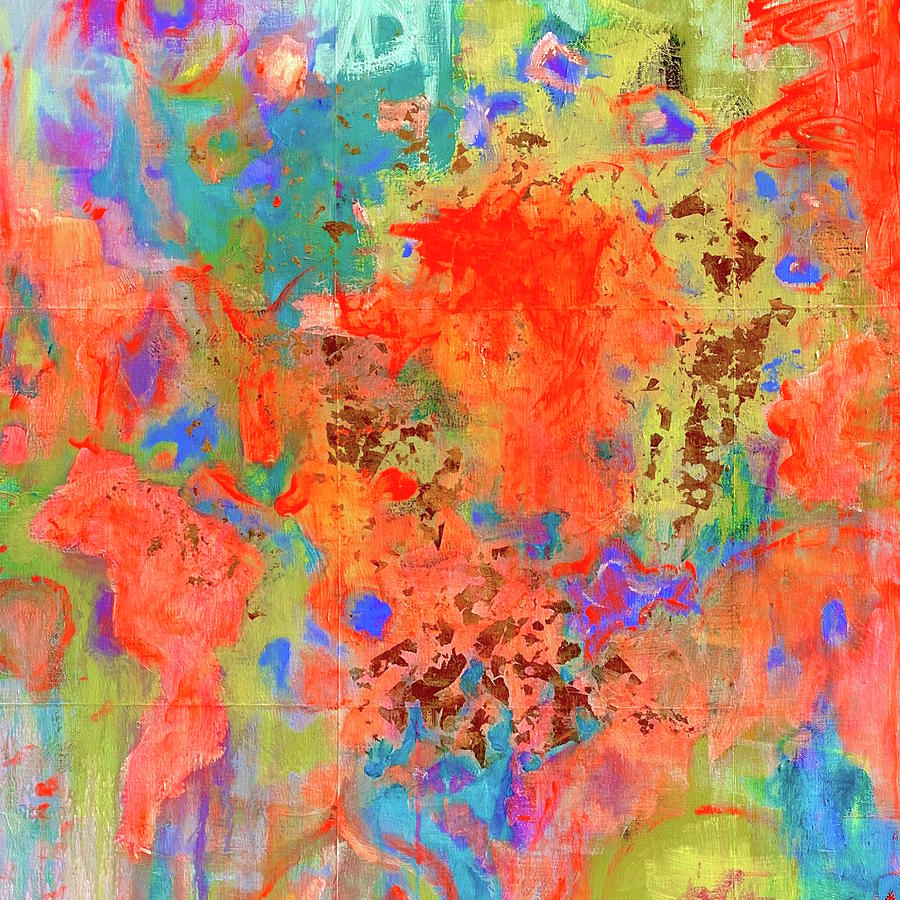Abstract Painting - Global Travel by Margot Sappern Abstract Painting - Global Travel by Margot Sappern