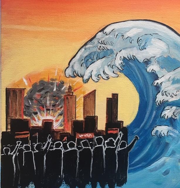 Global Warming Painting By Dipak Gupta Fine Art America