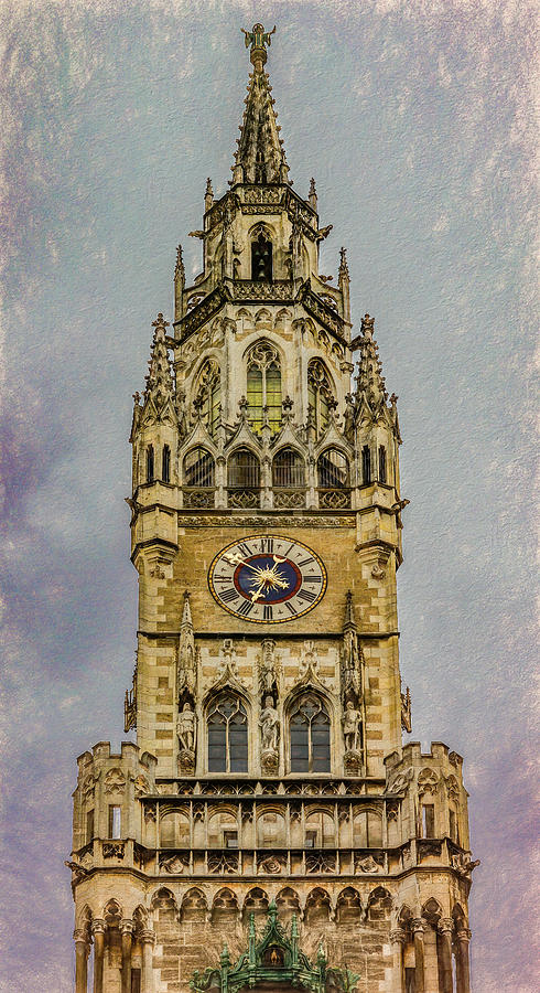 Glockenspiel Clock Tower Photograph by Marcy Wielfaert