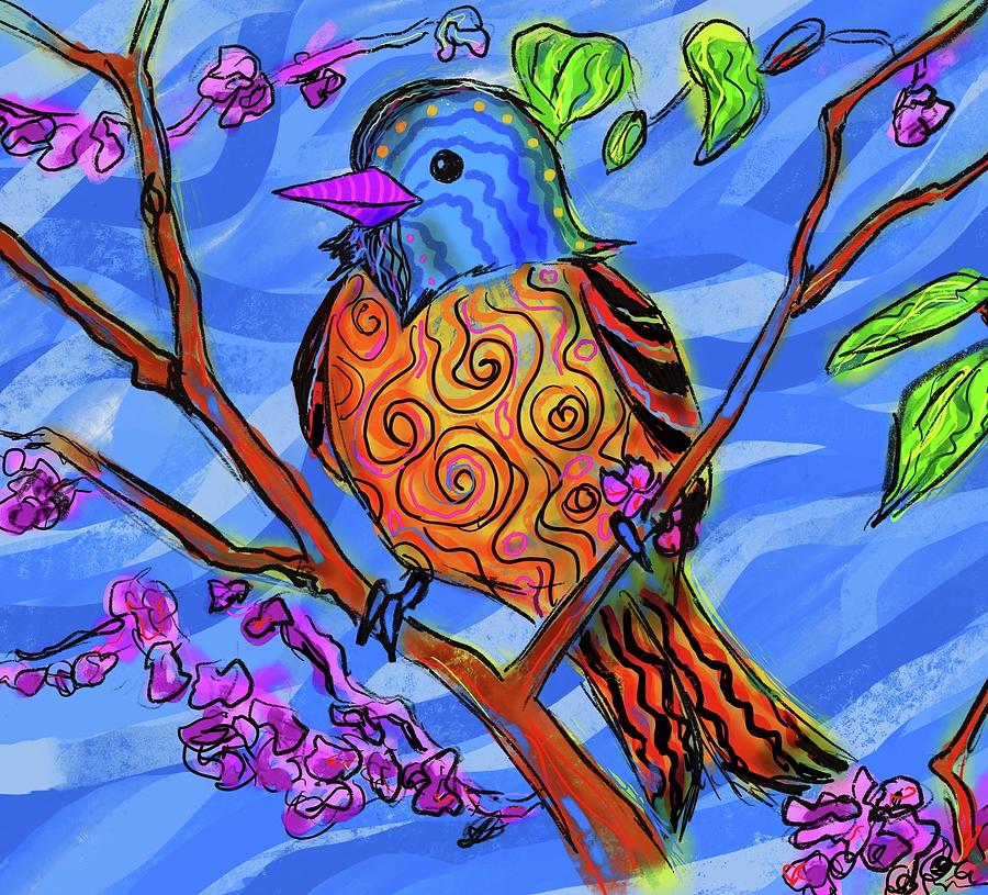 Bird Digital Art - Glorious Bird by Devin Hermanson