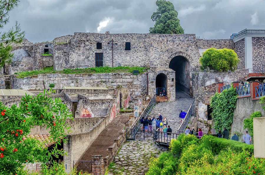 Glorious Entrance to Pompeii Photograph by Don Weymouth - Pixels