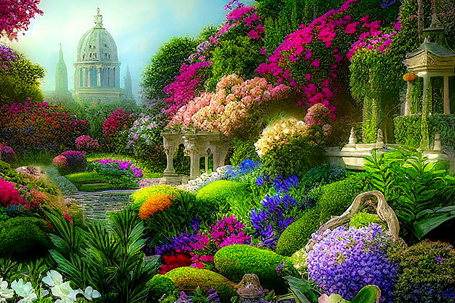 Glorious Garden Photograph by Debra Kewley