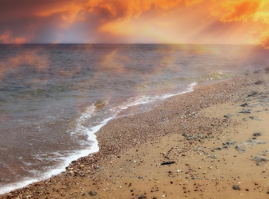 Glorious Moment By The Seashore Photograph by Johanna Hurmerinta