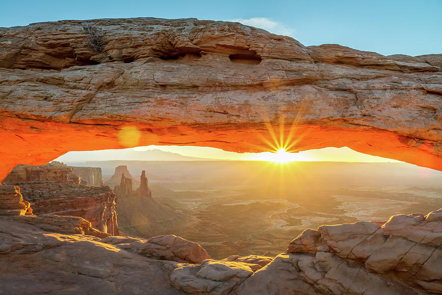 Glorious Sunrise at Mesa Arch Utah Photograph by Pierre Leclerc Photography