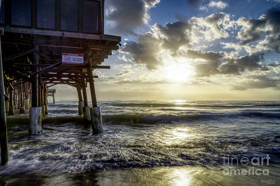 Glorious Sunrise At The Pier Photograph by Jennifer White