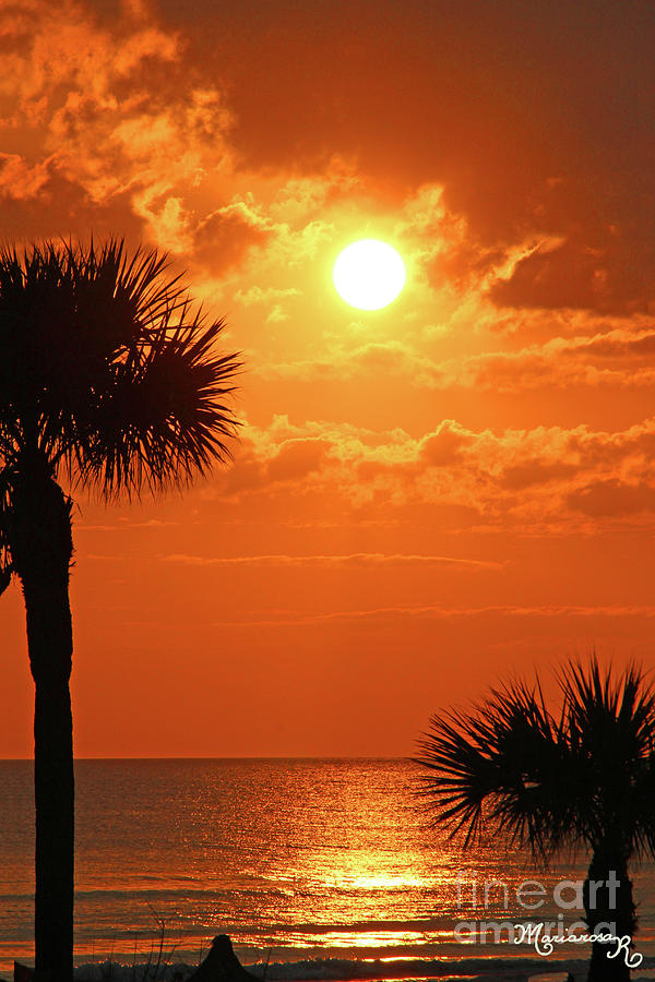 Glorious Sunset Over the Gulf Photograph by Mariarosa Rockefeller