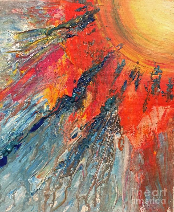 Glory Fall Painting by Kristina Storey