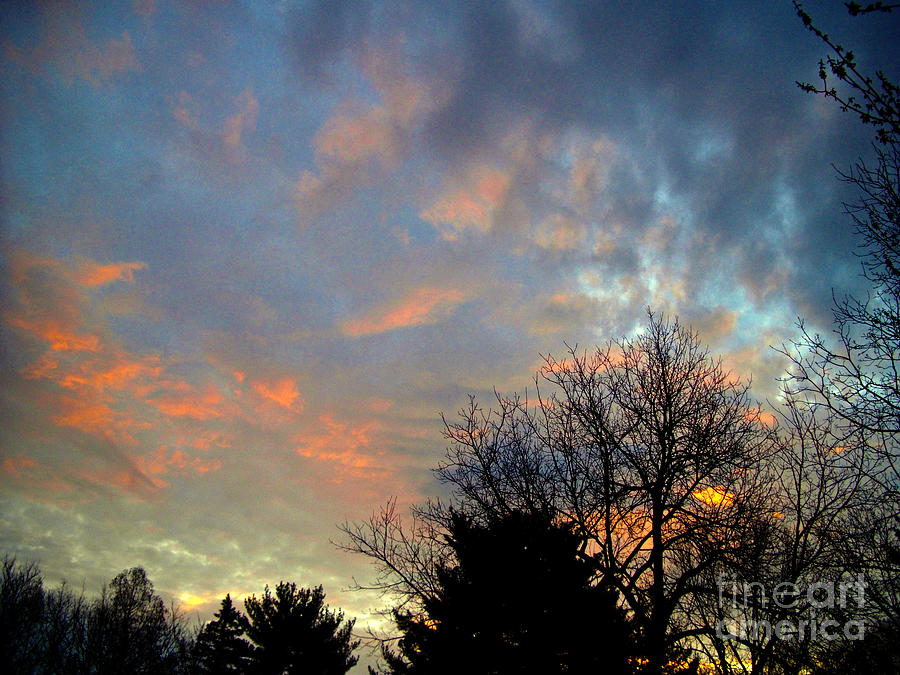 Colorful Sky Photograph - Glory in the Sky by Frank J Casella