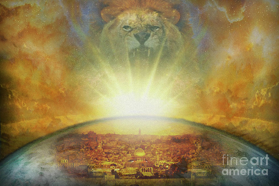 Glory of the Lion of Judah Painting by Todd L Thomas