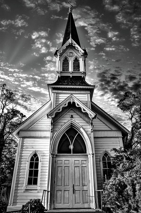 Glory To God - BW Photograph by Michael R Anderson - Pixels