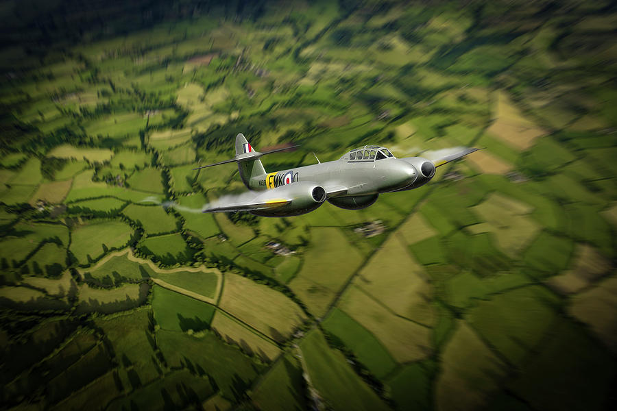 Gloster Meteor T.7 Digital Art by Airpower Art
