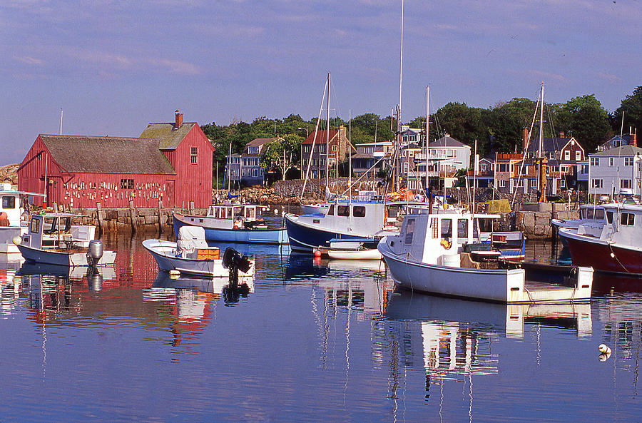 Boat Photograph - Gloucester Harbor Massachusetts by Robert Ford