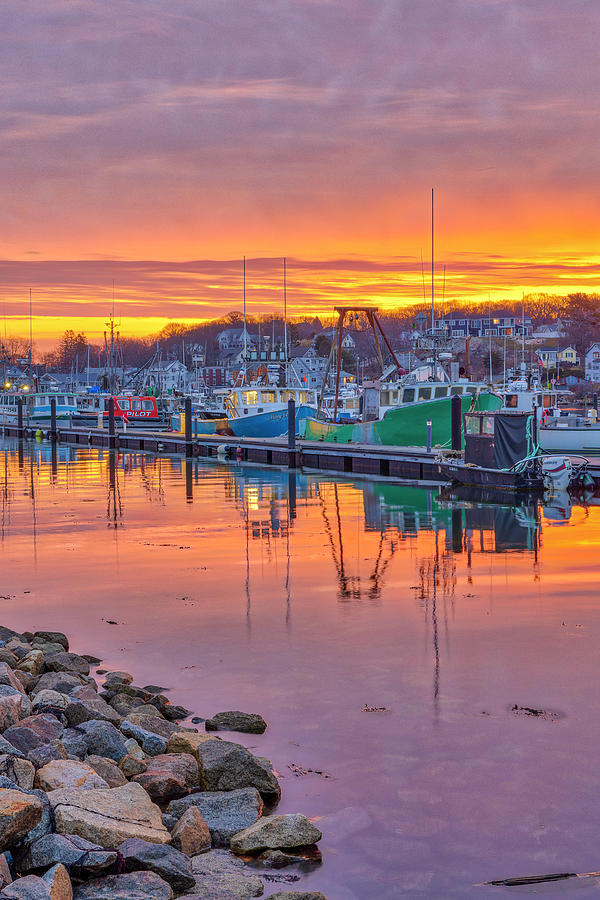 Gloucester Jodrey State Fish Pier on Cape Ann Massachusetts Photograph by Juergen Roth