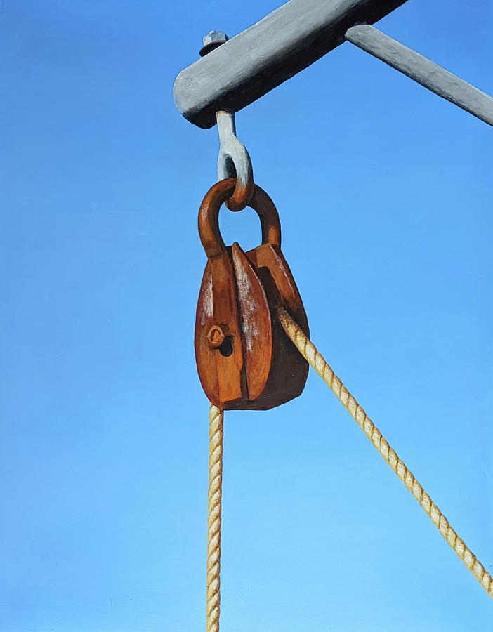 Gloucester Pulley Painting by Peter Keitel