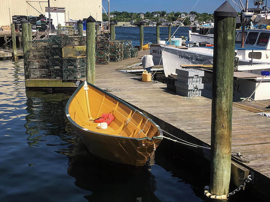 Gloucester Rowboat Photograph by Steven Nelson
