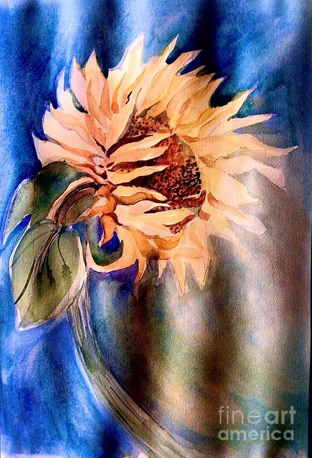 Glow of the Sunflower Painting by Mindy Newman