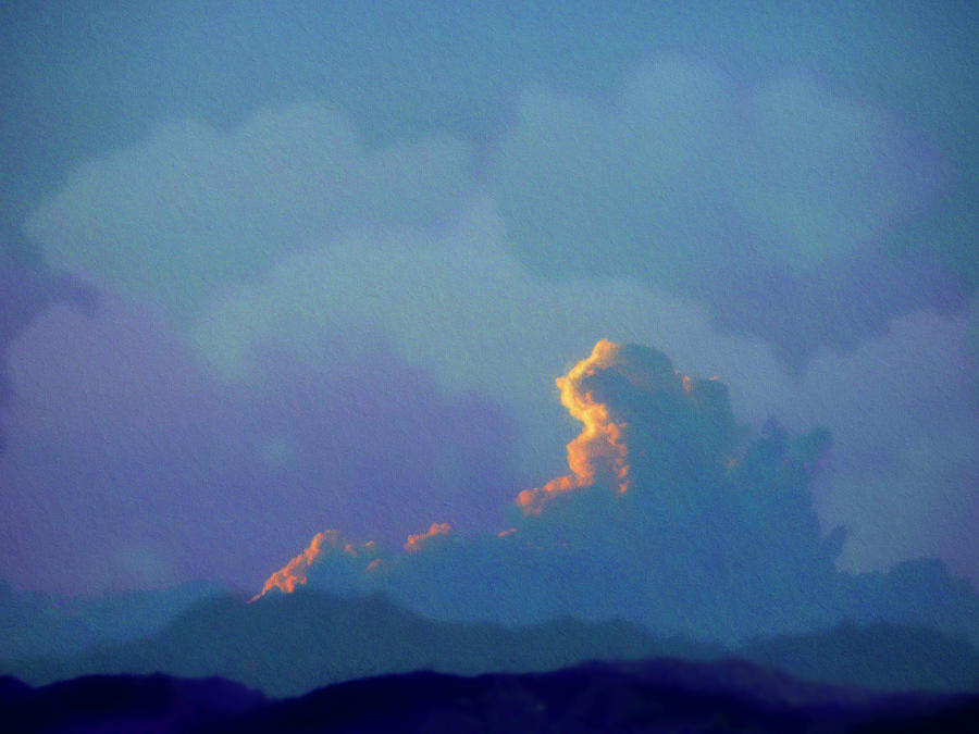 Glowing Cloud Photograph by Patrick J Osborne