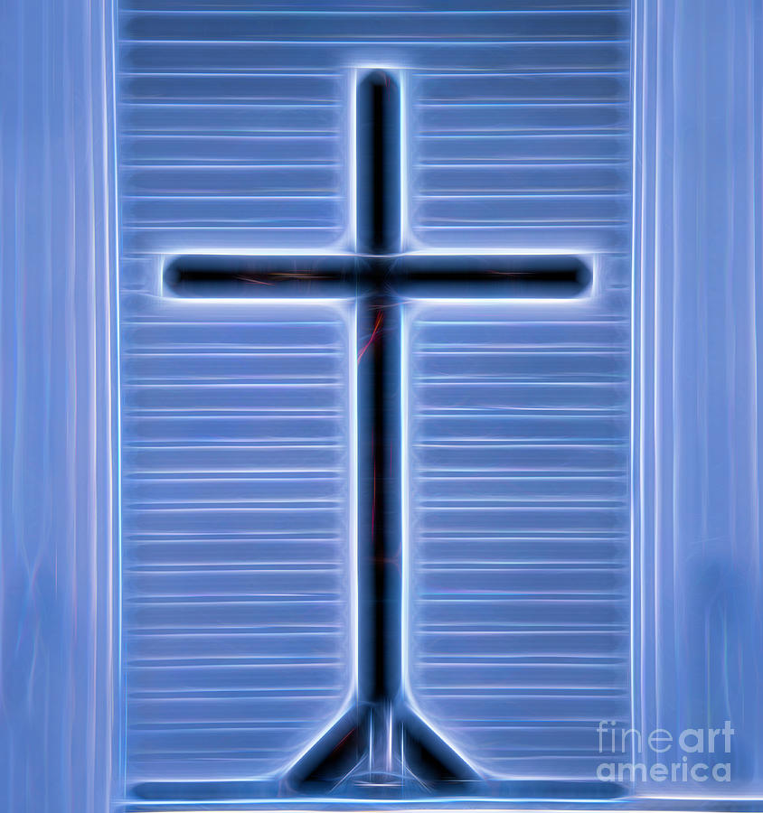 Glowing Cross by Karen Silvestri Glowing Cross by Karen Silvestri