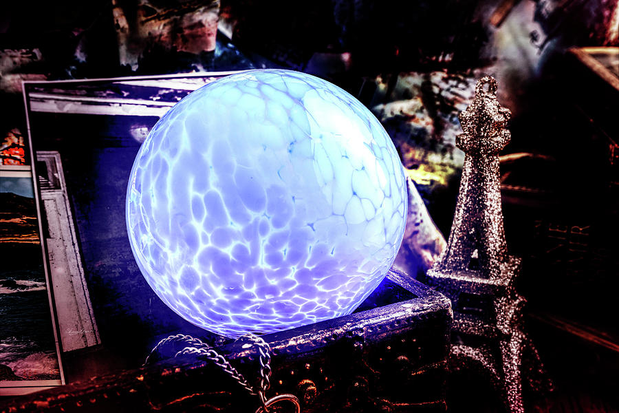 Glowing Crystal Ball Photograph by Sharon Popek