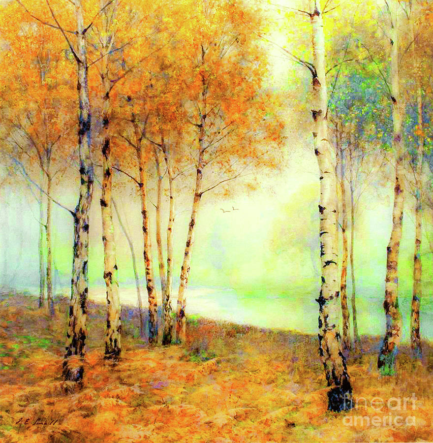 Glowing in the Mist Painting by Jane Small