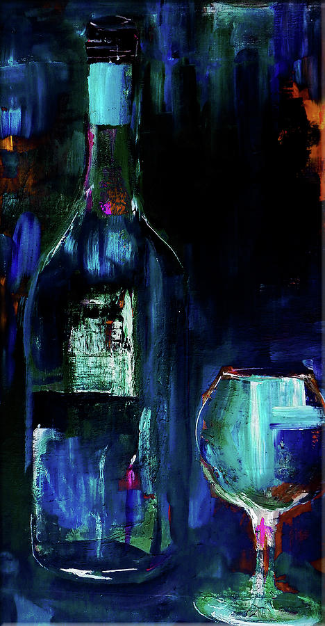 Glowing Night Cap Painting by Lisa Kaiser