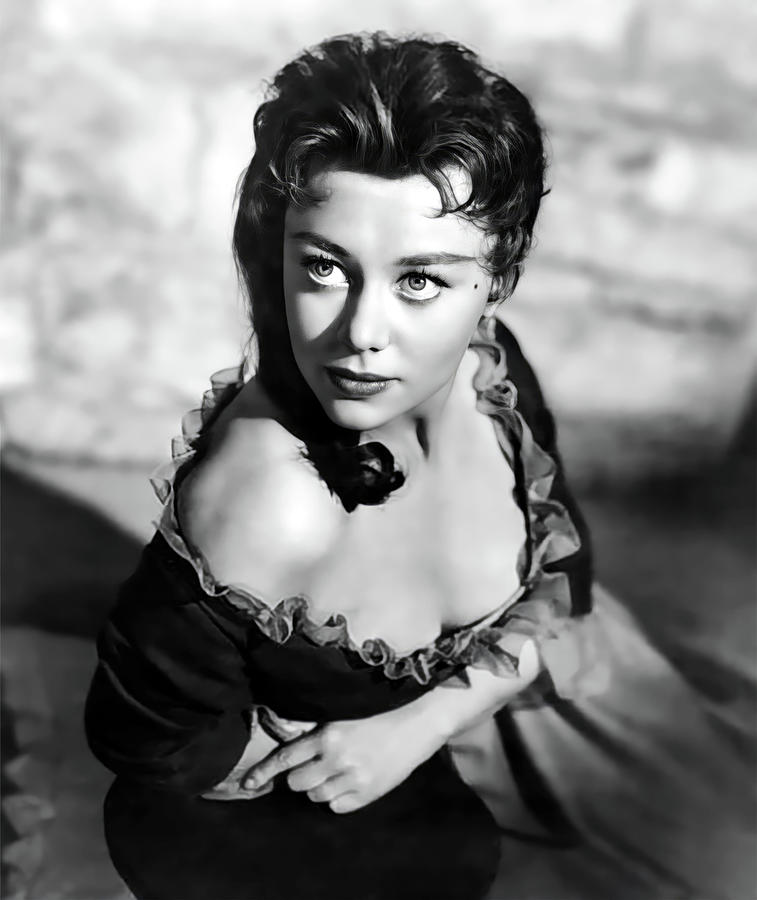 GLYNIS JOHNS in ROB ROY, THE HIGHLAND ROGUE -1954-, directed by HAROLD FRENCH. Photograph by Album