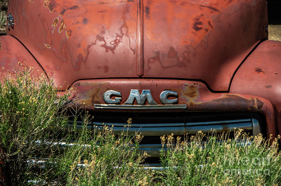 GMC Grill Photograph by Stephen Whalen