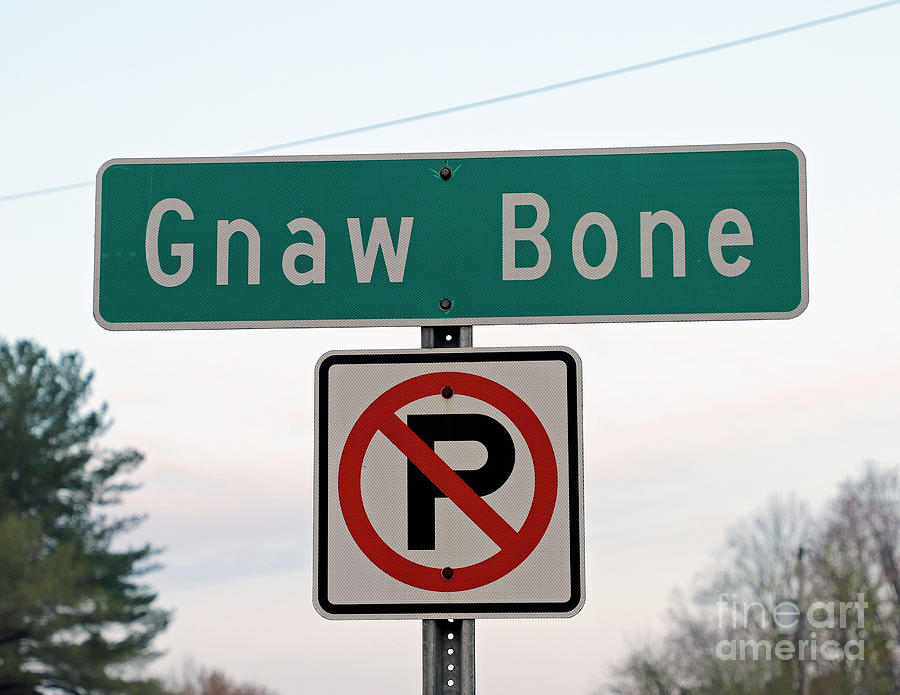 Gnaw Bone Sign, Indiana Photograph by Steve Gass Pixels