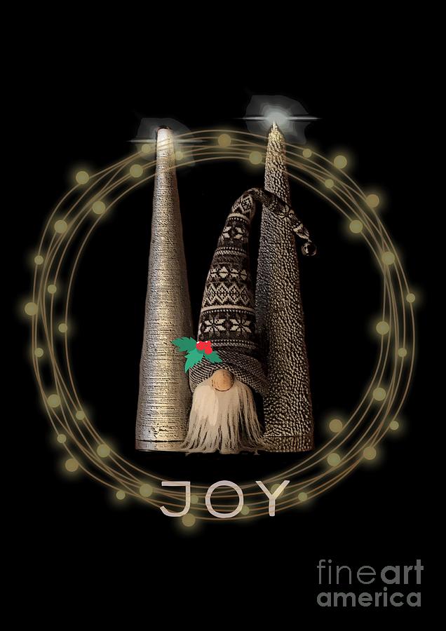  Gnome for the Holidays 2 Digital Art by Diana Rajala