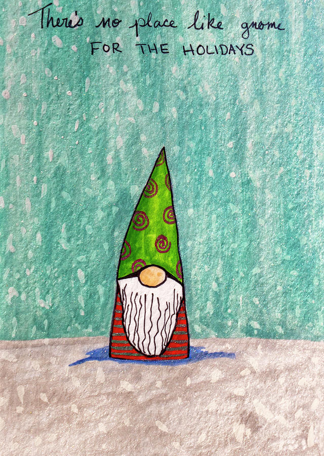 Gnome Painting by Jean Haynes