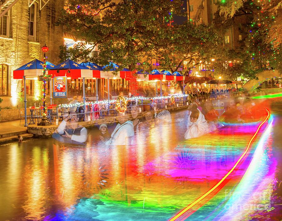 Go Rio River Walk Rainbow Photograph by Michael Tidwell