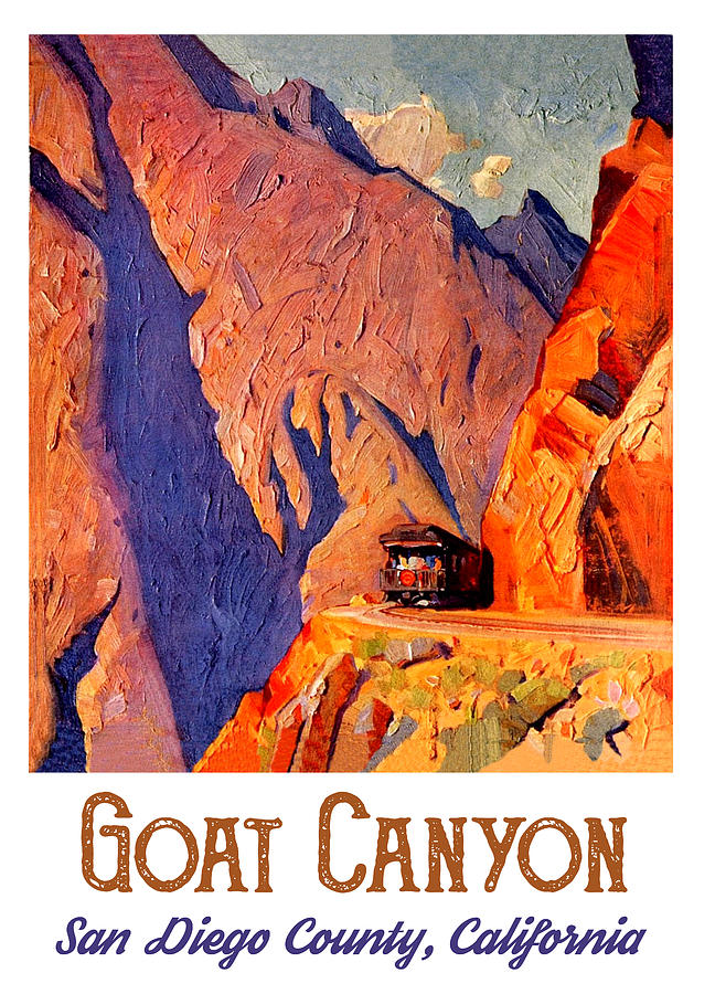 Goat Canyon Digital Art by Long Shot
