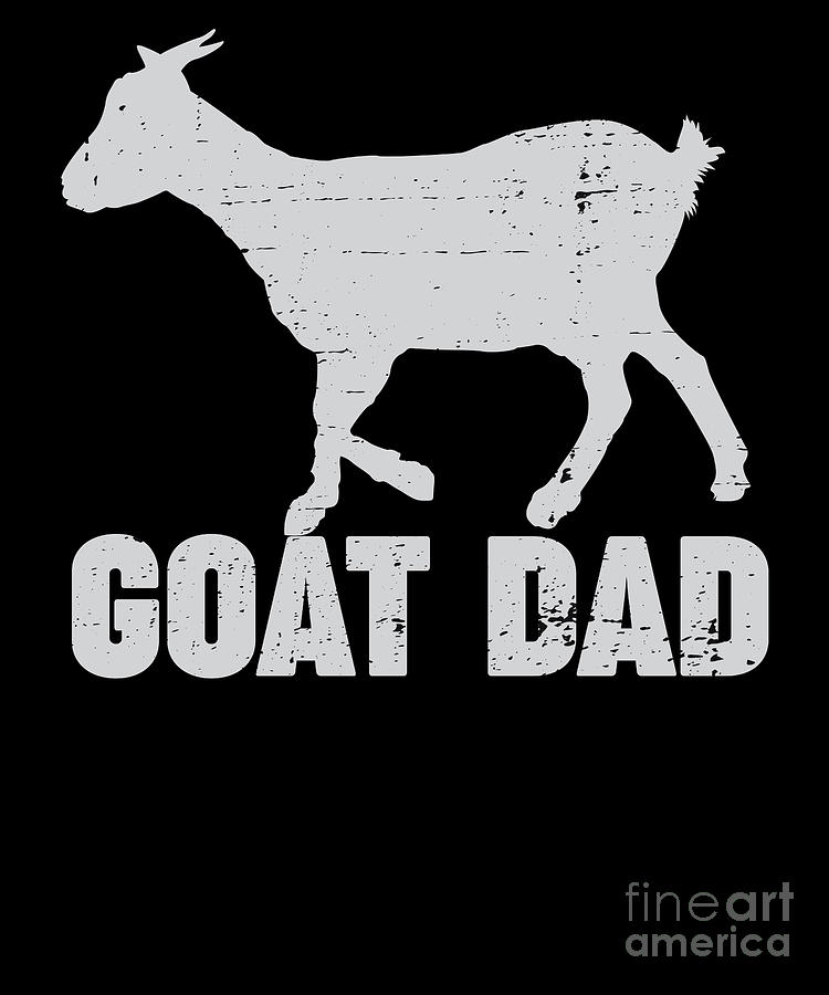 Goat Digital Art - Goat Farmer Gift by RaphaelArtDesign
