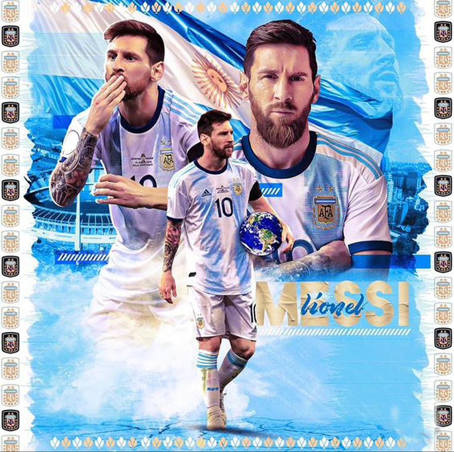 GOAT Lionel Messi La Albiceleste Gifts Champions FIFA World Cup Qatar ...