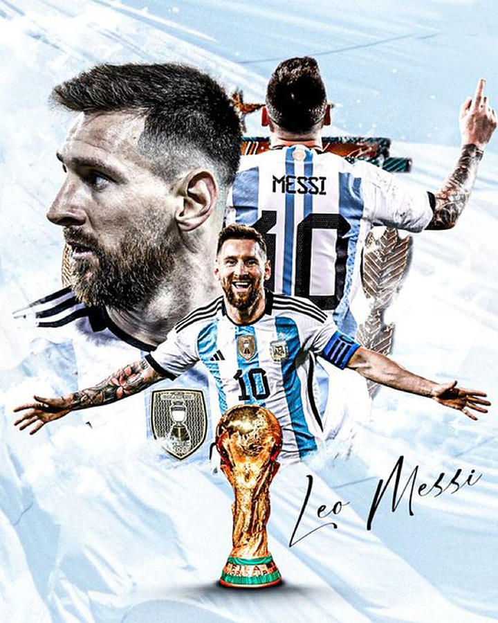 GOAT Lionel Messi La Albiceleste Gifts Champions FIFA World Cup Qatar ...