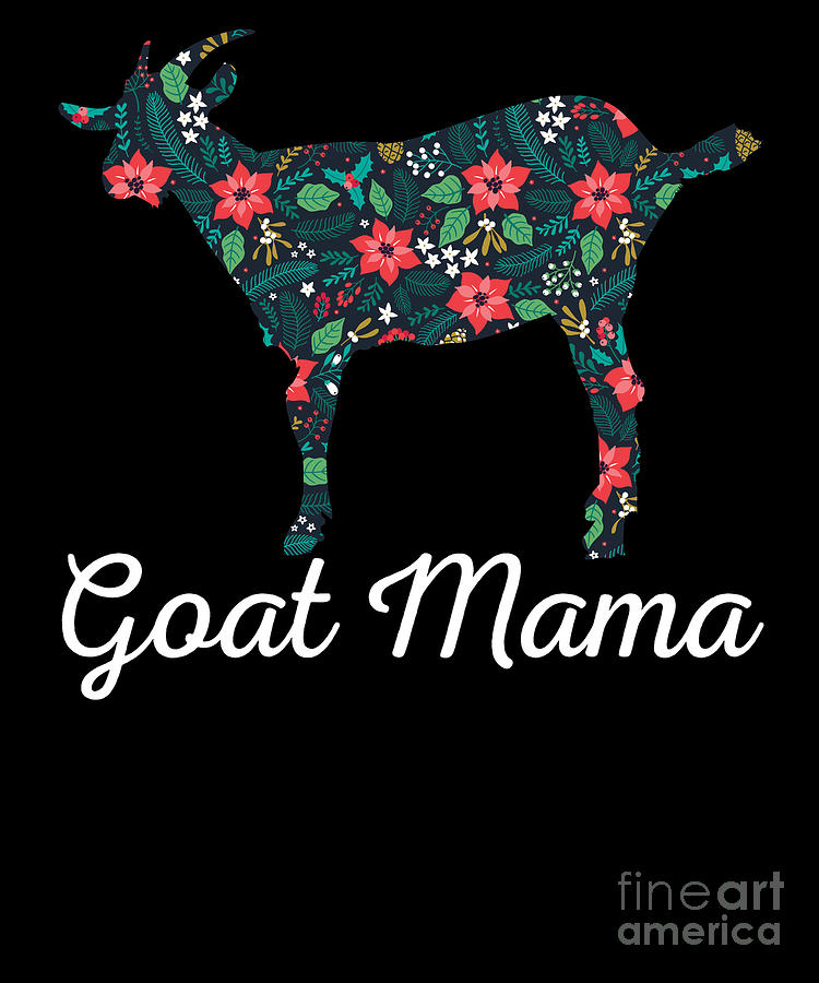 Goat Digital Art - Goat Mama by RaphaelArtDesign