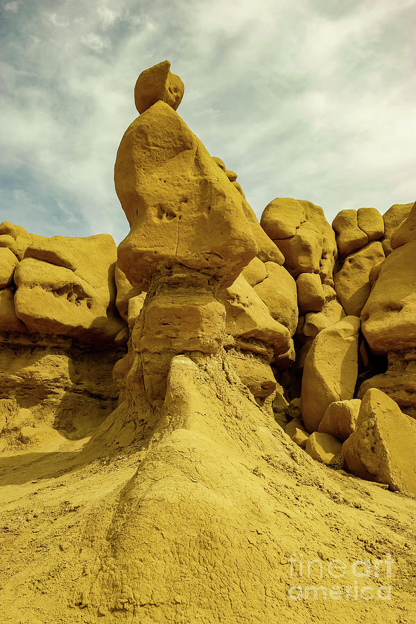 Nature Photograph - Goblin valley twisted rock formation by Jeff Swan